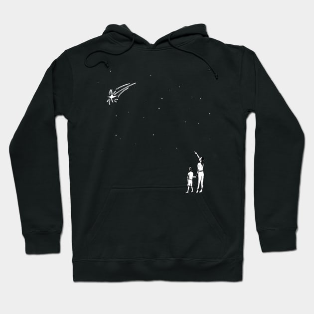 Mom and Son first UFOs and Shooting Star Hoodie by ACE5Handbook